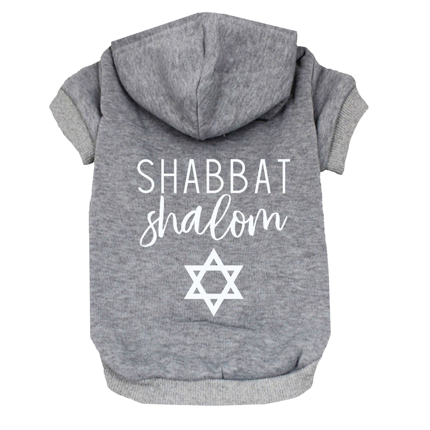 Shabbat Shalom Dog Hoodie