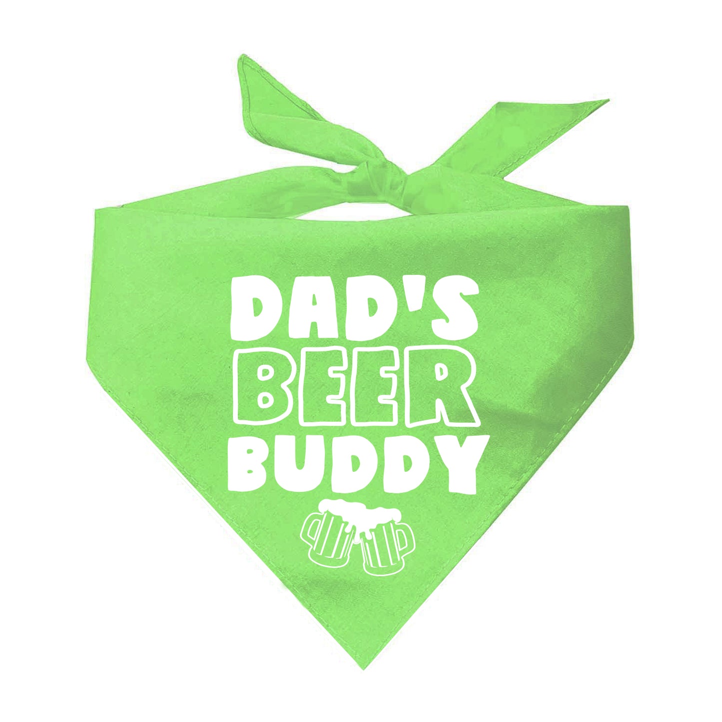 Dad's Beer Buddy Triangle Dog Bandana