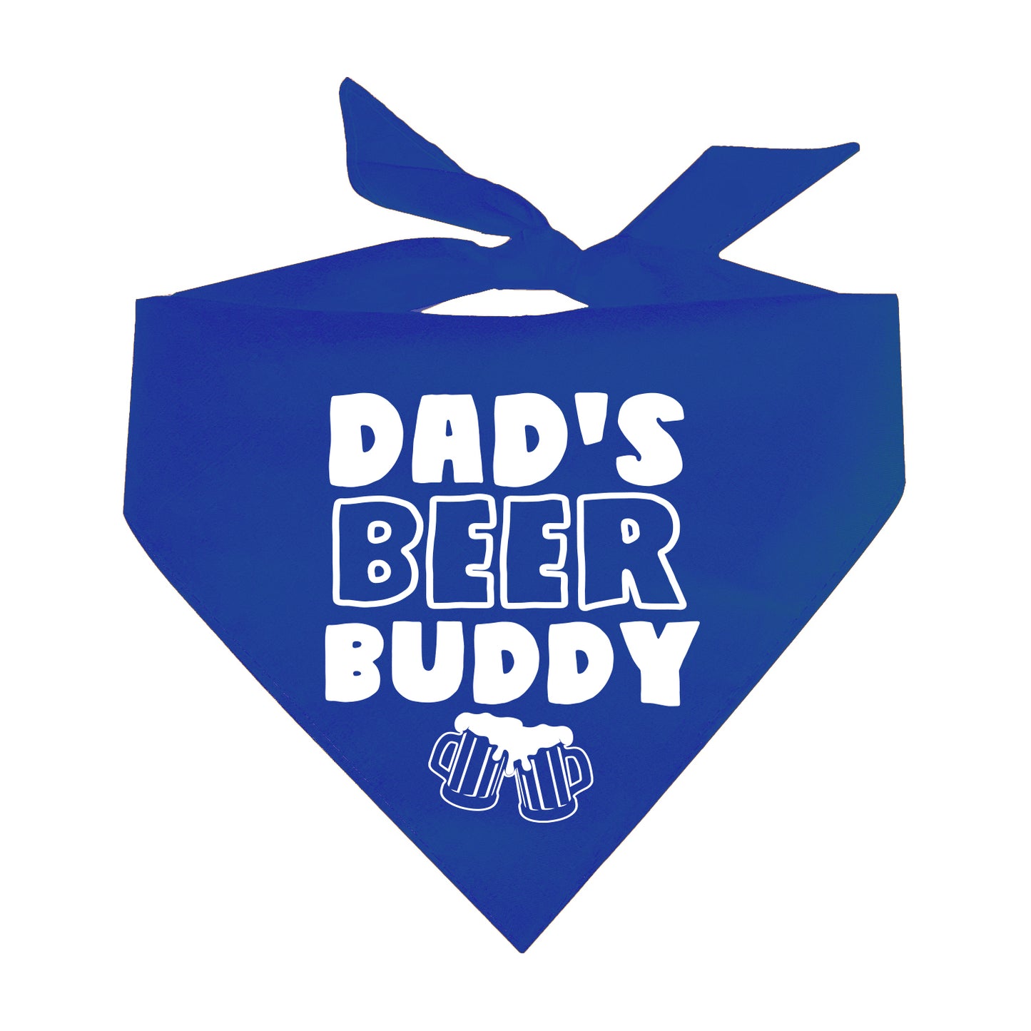 Dad's Beer Buddy Triangle Dog Bandana
