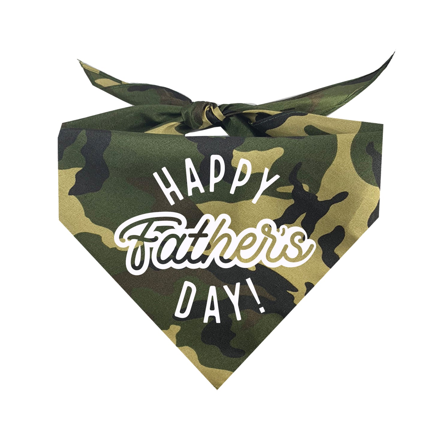 Happy Father's Day Triangle Dog Bandana