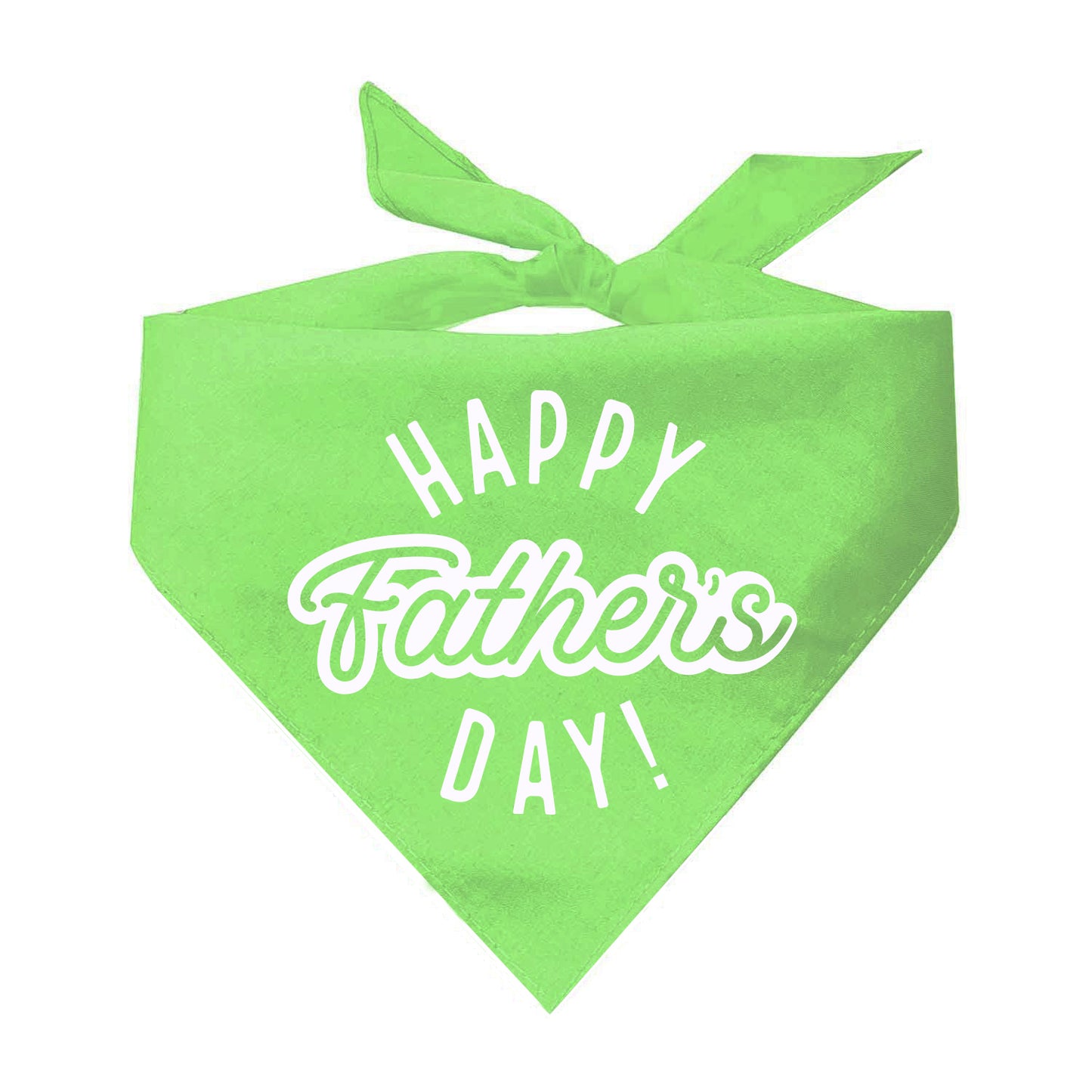 Happy Father's Day Triangle Dog Bandana