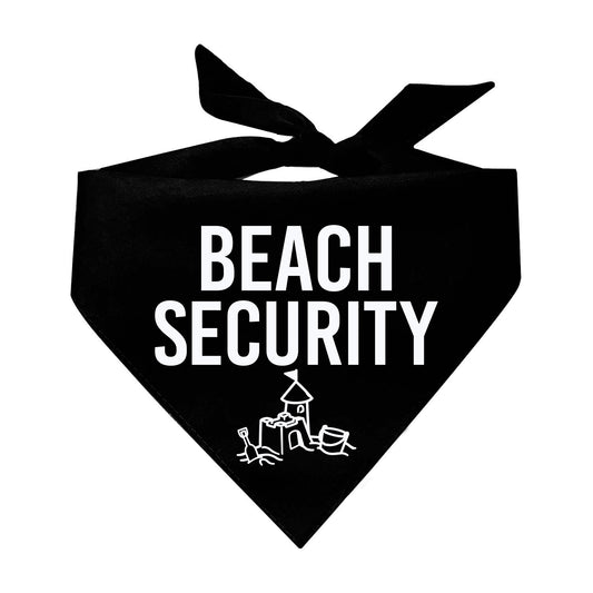 Beach Security Triangle Dog Bandana