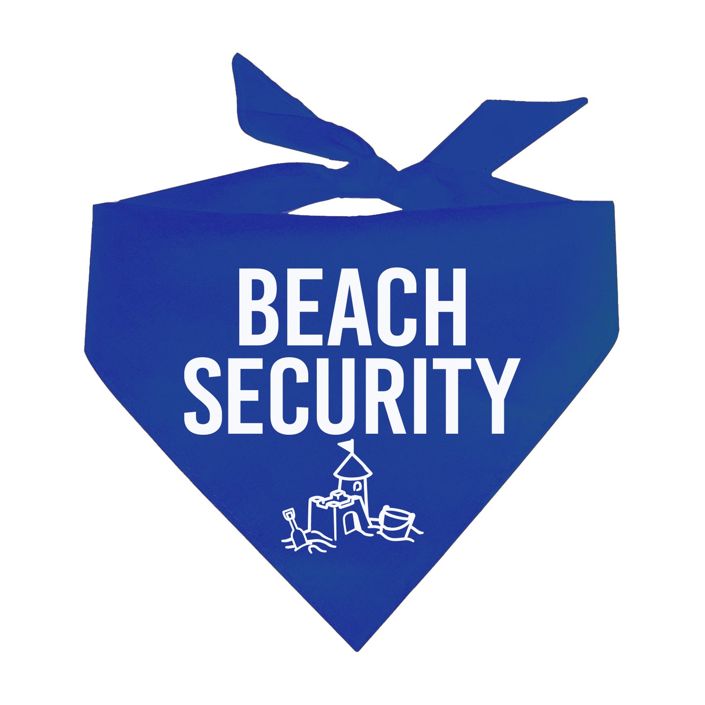 Beach Security Triangle Dog Bandana