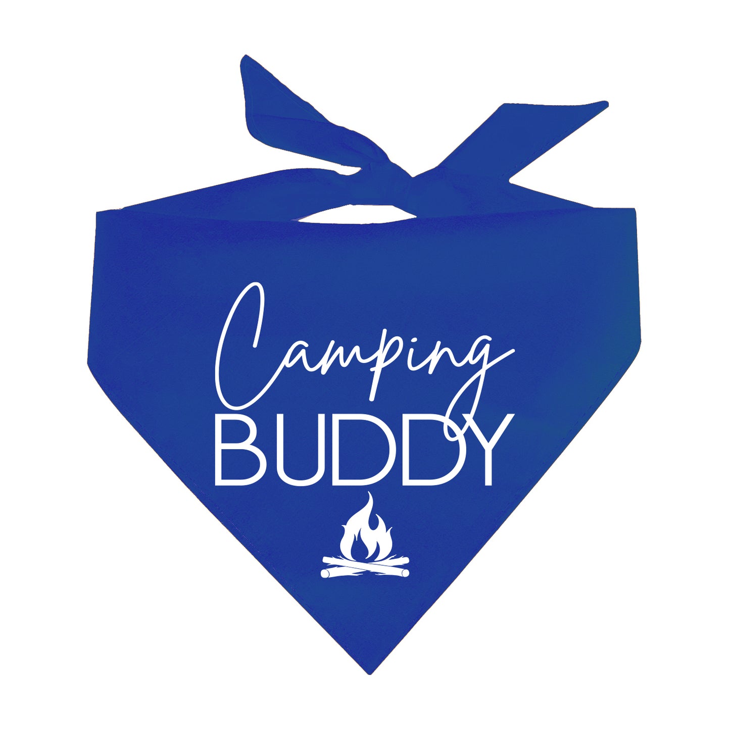 Camping Buddy Triangle Dog Bandana (Assorted Colors)
