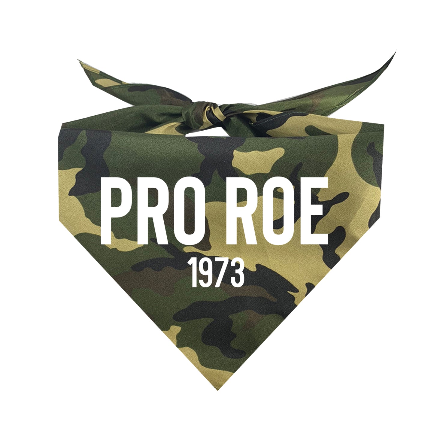 Pro Roe 1973 Feminist Triangle Dog Bandana (Assorted Colors)