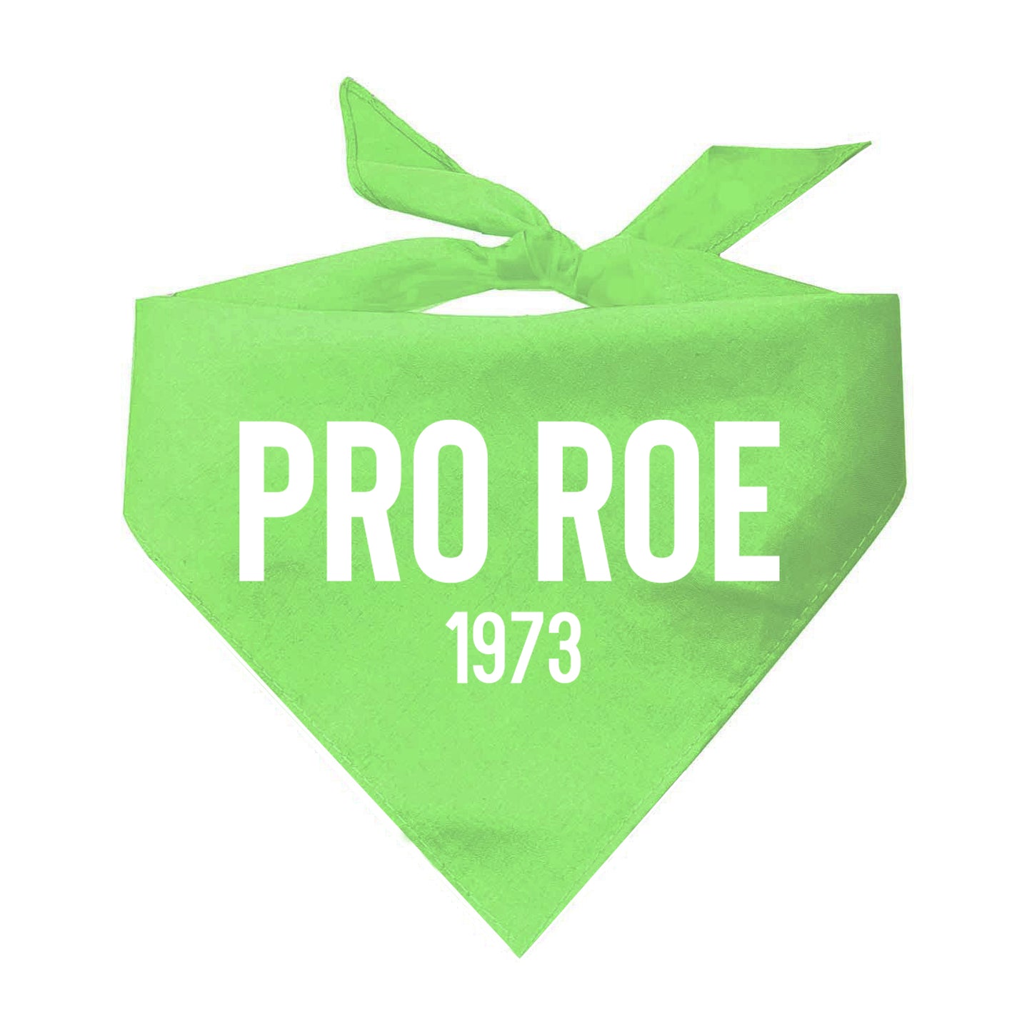 Pro Roe 1973 Feminist Triangle Dog Bandana (Assorted Colors)