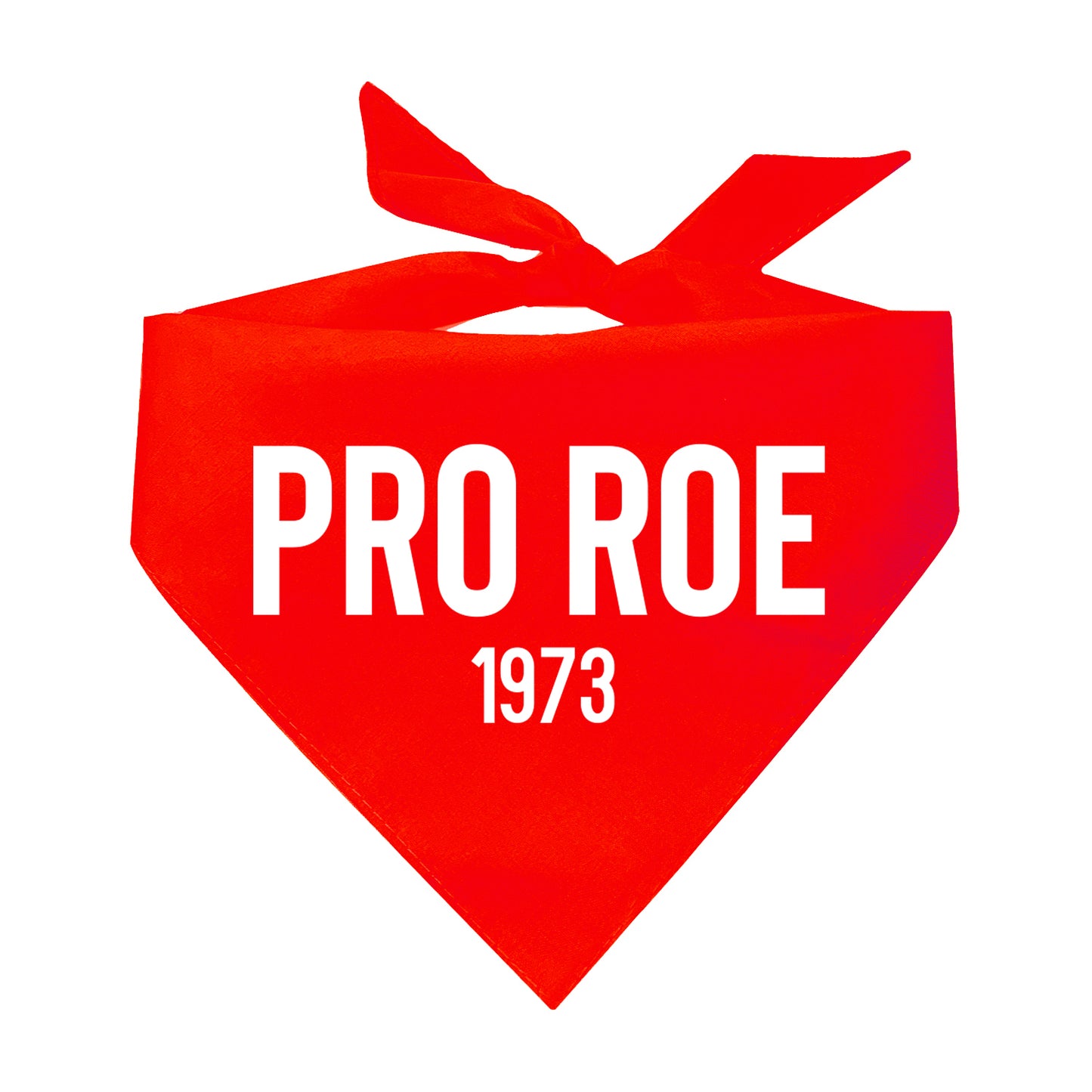 Pro Roe 1973 Feminist Triangle Dog Bandana (Assorted Colors)