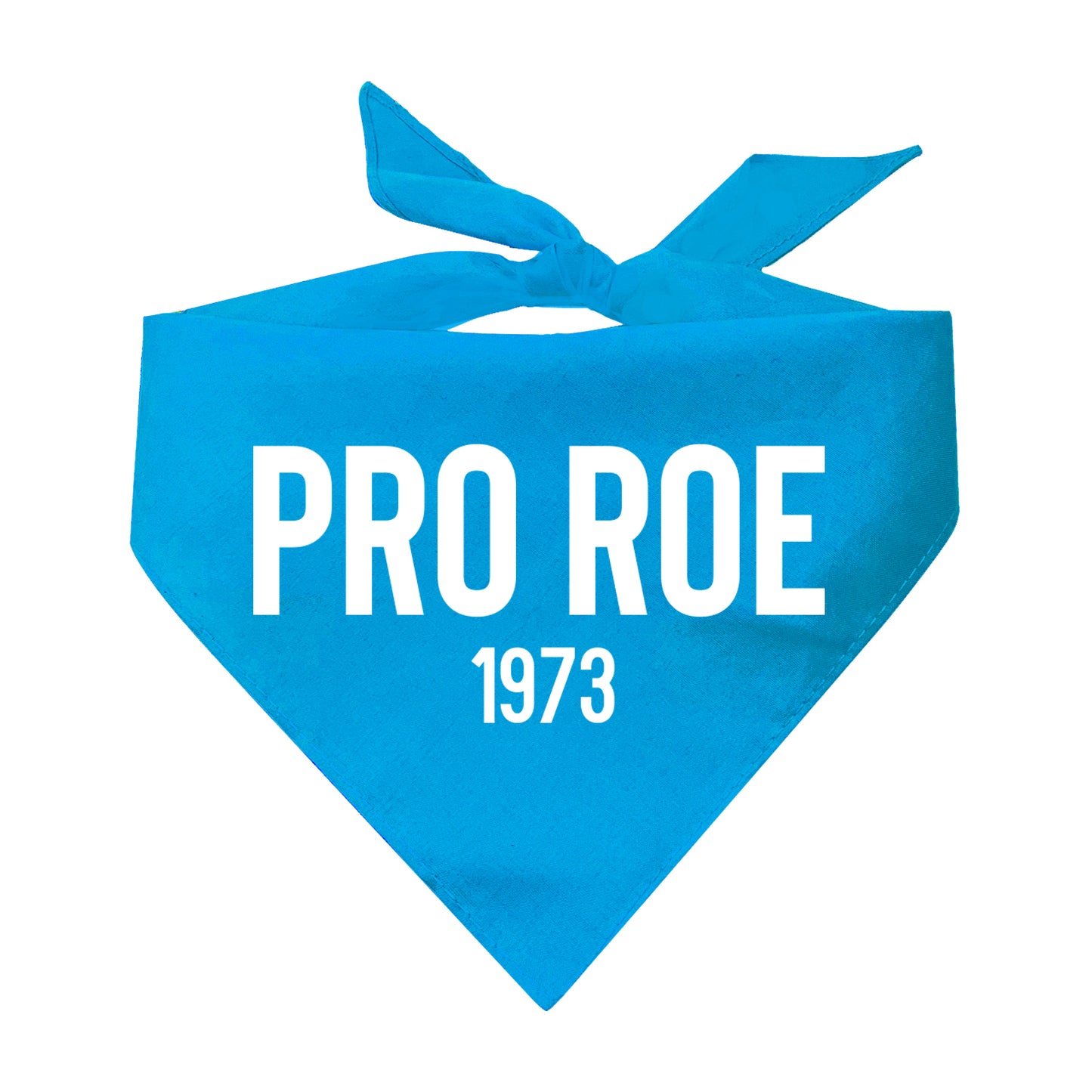 Pro Roe 1973 Feminist Triangle Dog Bandana (Assorted Colors)