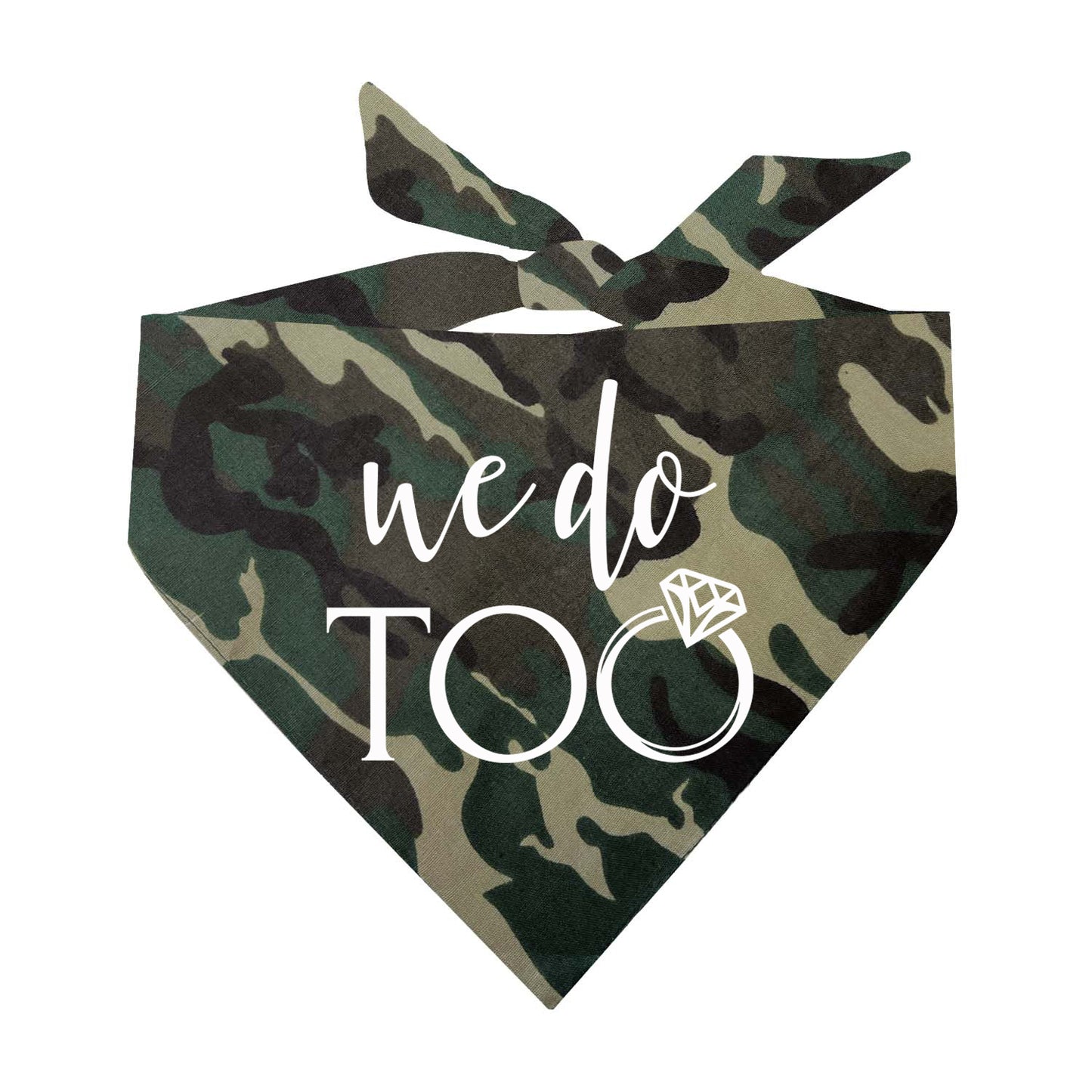 We Do Too Triangle Dog Bandana