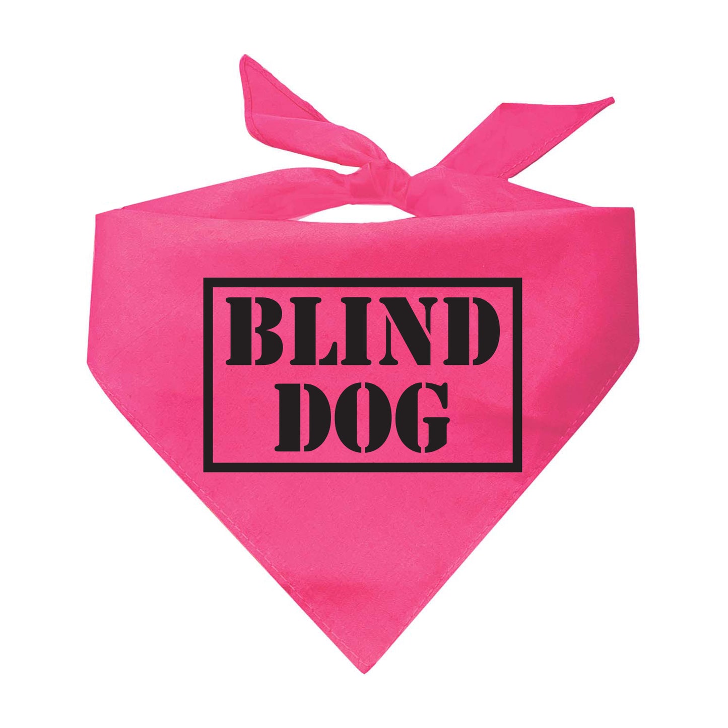 Blind Dog Disabled Triangle Dog Bandana