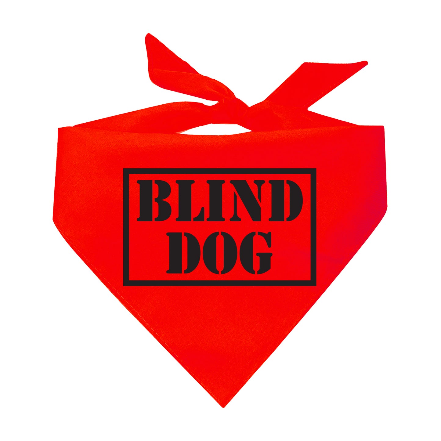 Blind Dog Disabled Triangle Dog Bandana