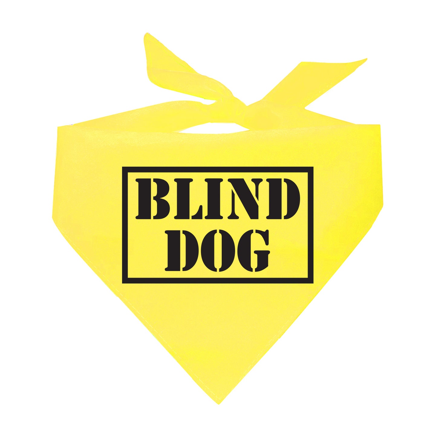 Blind Dog Disabled Triangle Dog Bandana