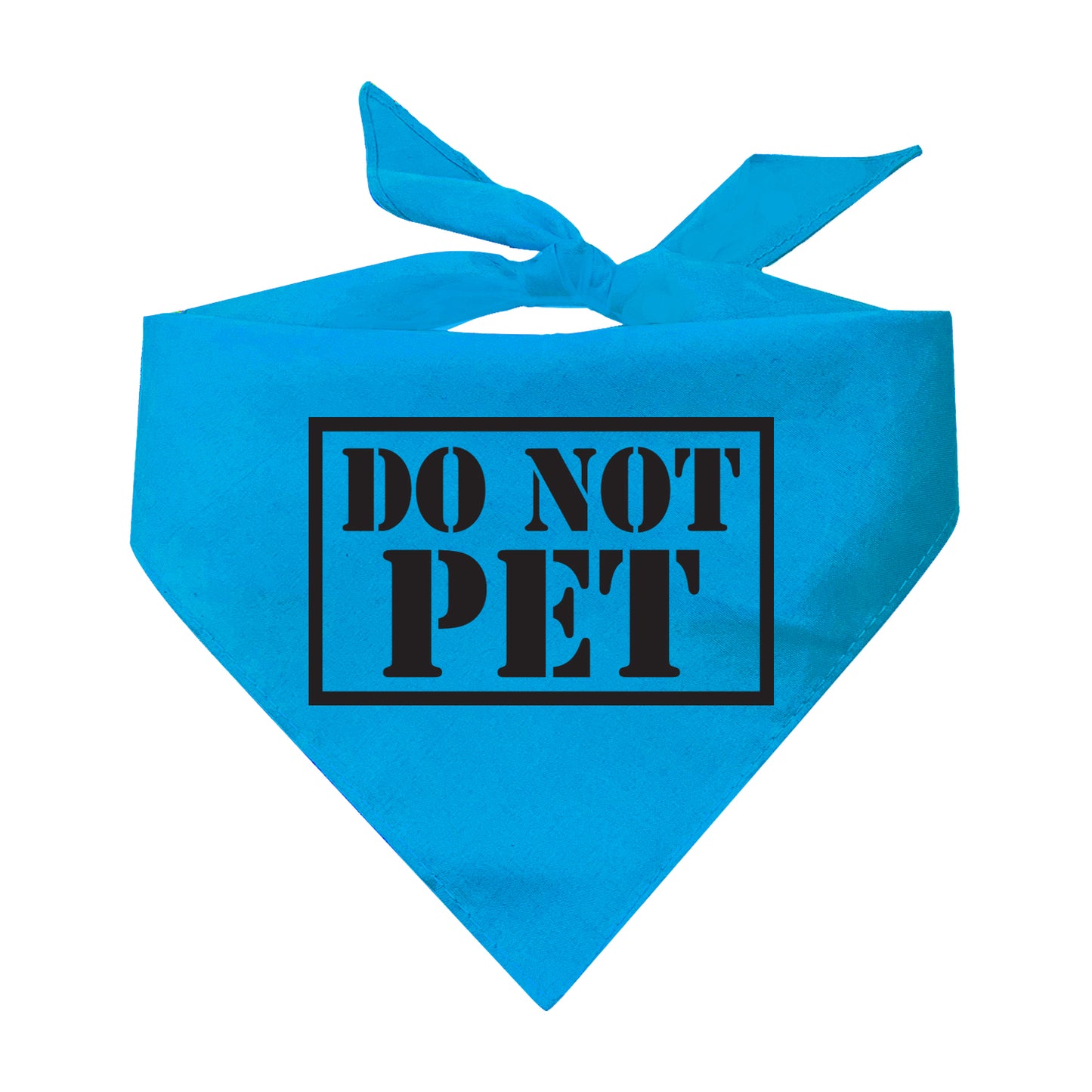 Do Not Pet Service Triangle Dog Bandana