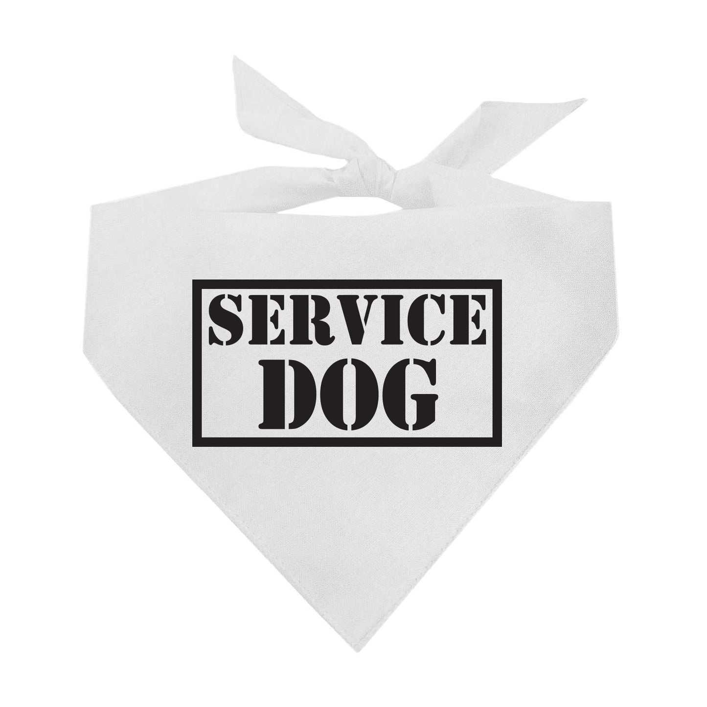 Service Dog Triangle Dog Bandana