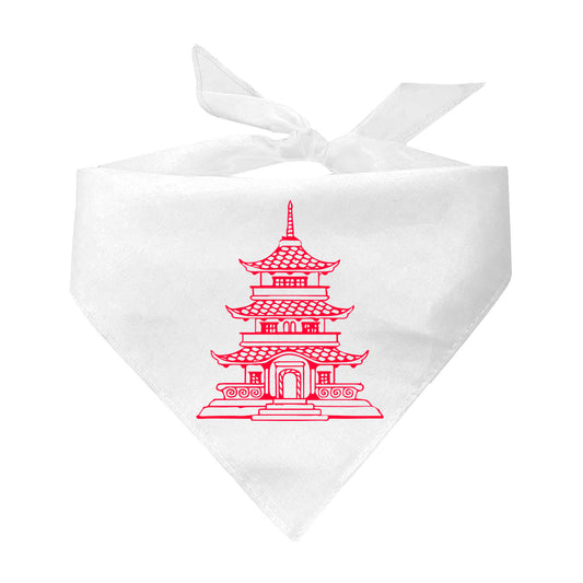 Enjoy Thank You Container Halloween Costume Triangle Dog Bandana