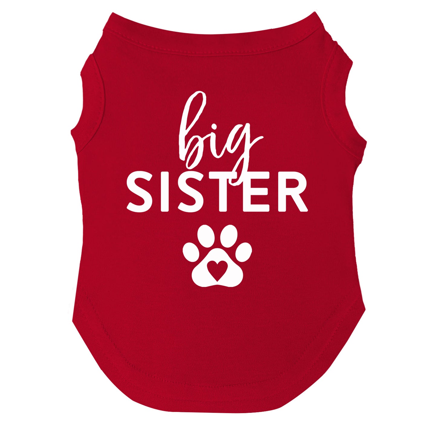 Big Sister Dog Tee