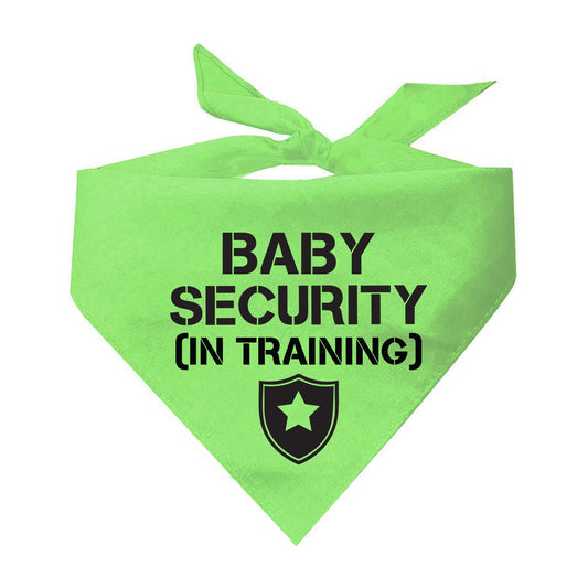 Baby Security In Training Triangle Dog Bandana