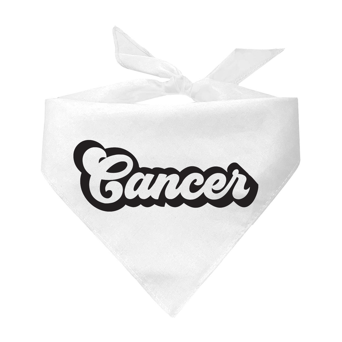 Cancer Zodiac Retro Style Horoscope Triangle Dog Bandana