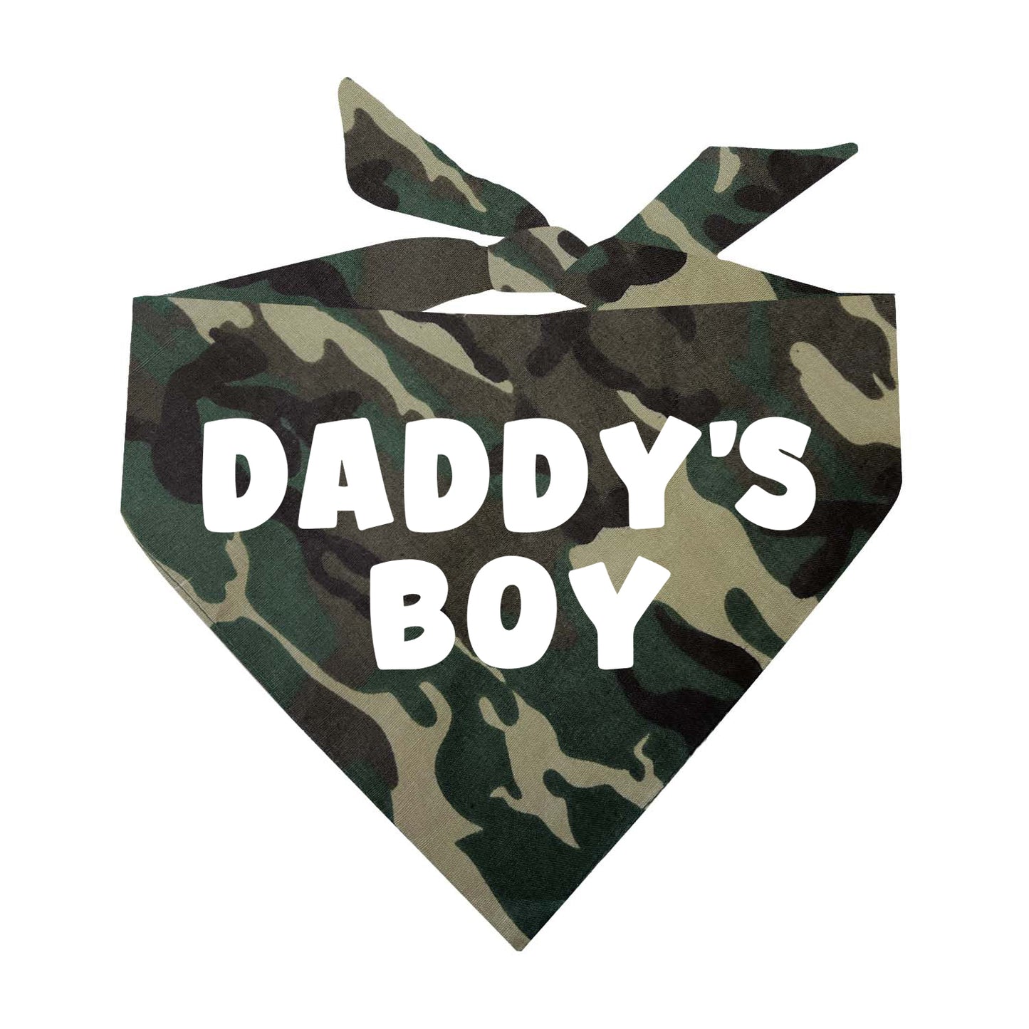Daddy's Boy Triangle Dog Bandana
