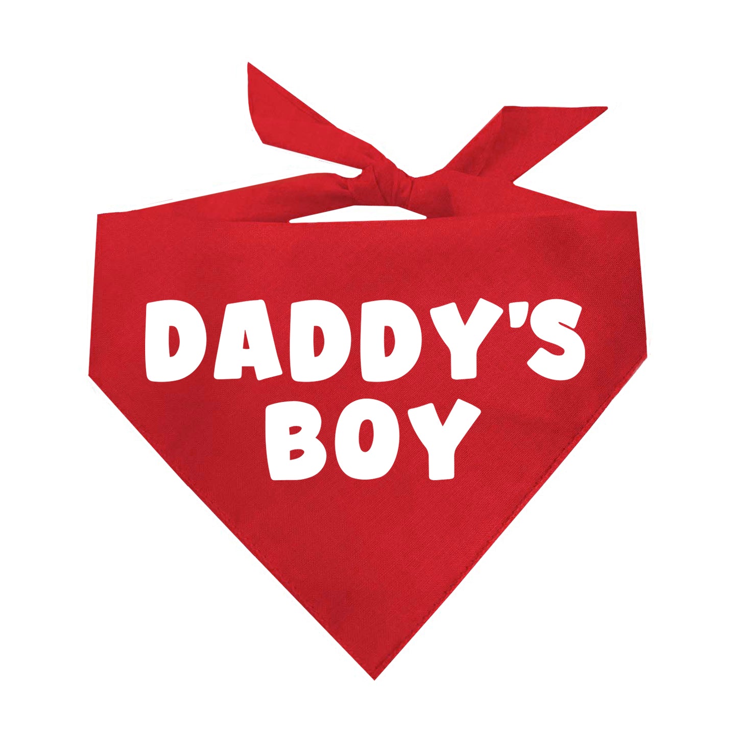 Daddy's Boy Triangle Dog Bandana