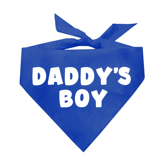 Daddy's Boy Triangle Dog Bandana