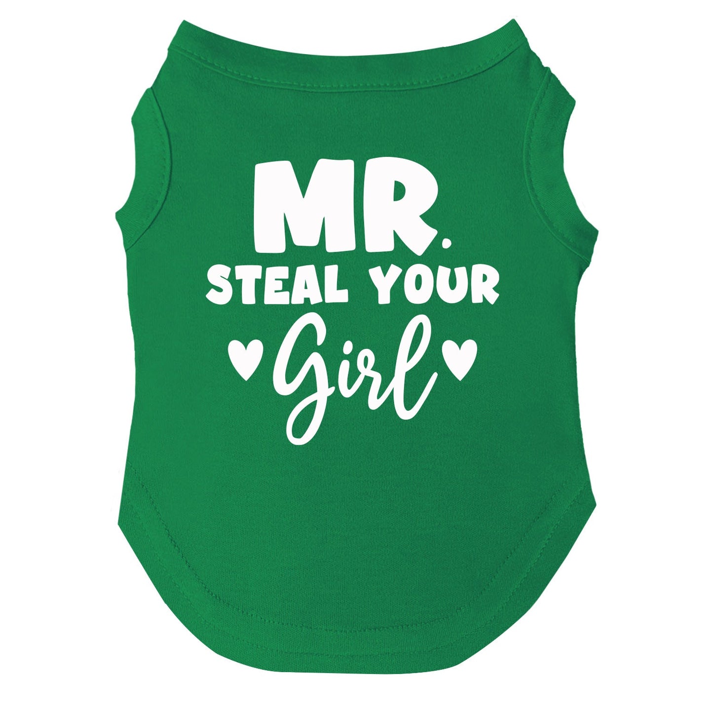 Mr. Steal Your Girl Valentine's Day Dog Tee