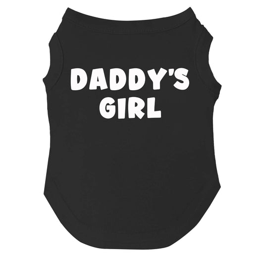 Daddy’s Girl Dog Tee | Soft Cotton Blend | Made in USA | Cute & Funny Pet Apparel