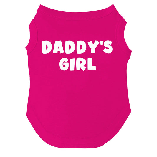 Daddy’s Girl Dog Tee | Soft Cotton Blend | Made in USA | Cute & Funny Pet Apparel