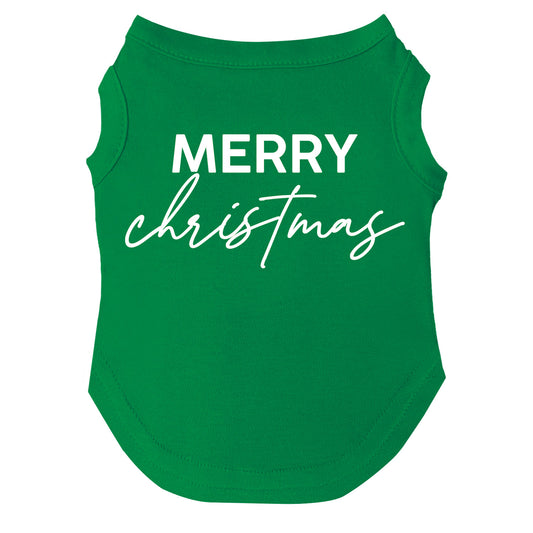 Merry Christmas Dog Tee
