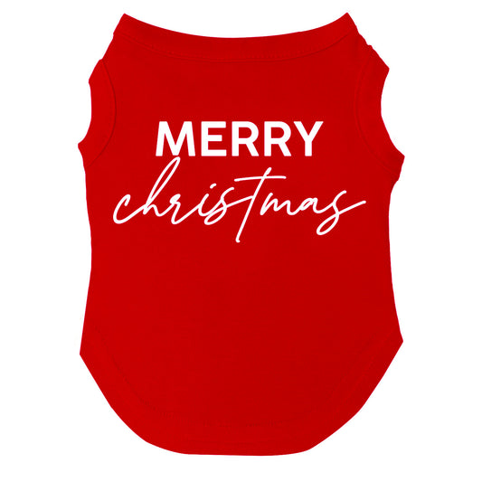 Merry Christmas Dog Tee