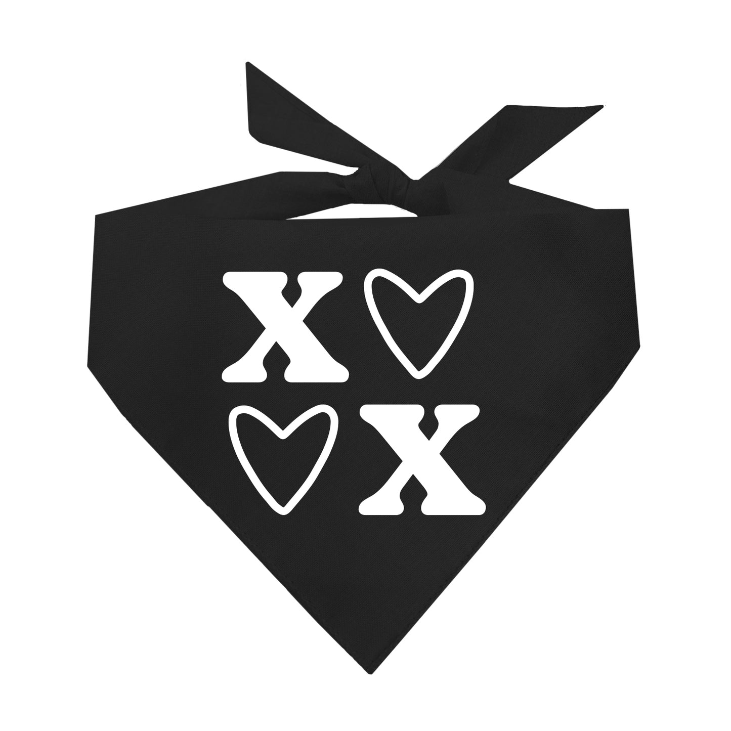XOXO Triangle Dog Bandana