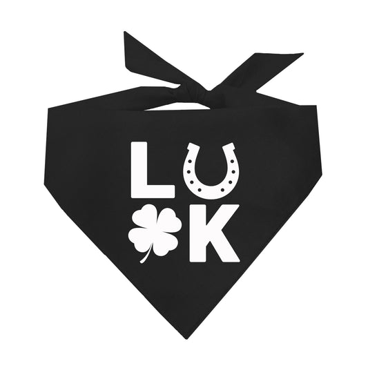 Luck St.Patrick's Day Triangle Dog Bandana