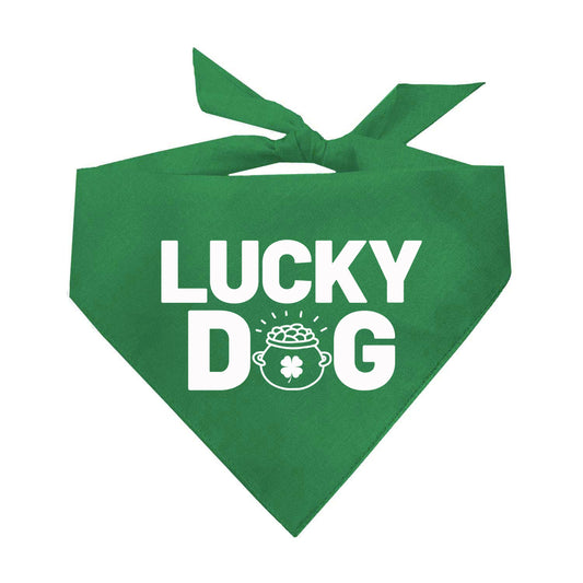 Lucky Dog St.Patrick's Day Triangle Dog Bandana