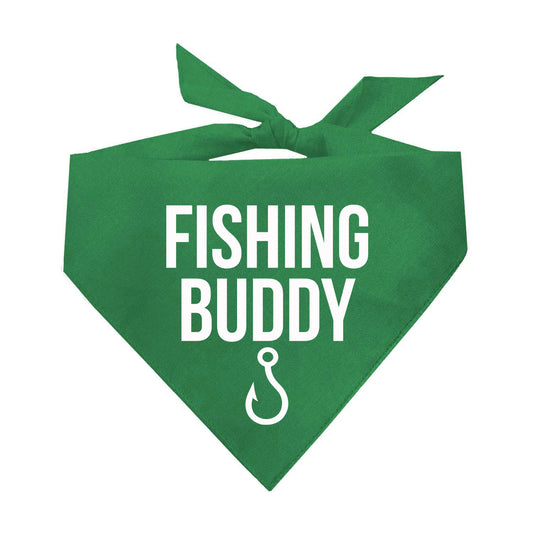 Fishing Buddy Triangle Dog Bandana