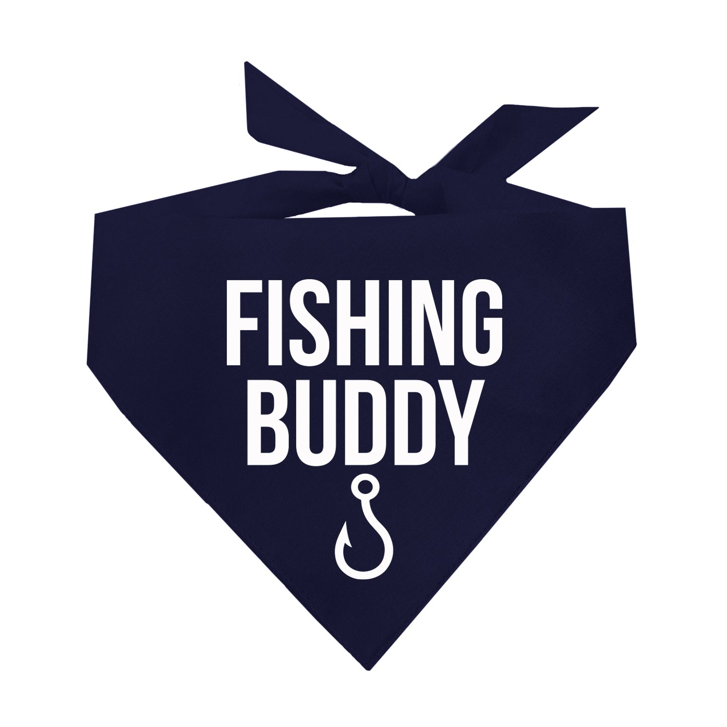 Fishing Buddy Triangle Dog Bandana