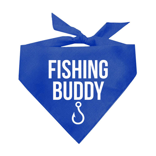 Fishing Buddy Triangle Dog Bandana