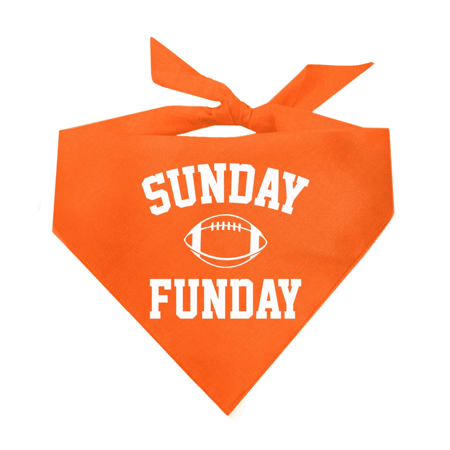 Sunday Funday Football Triangle Dog Bandana