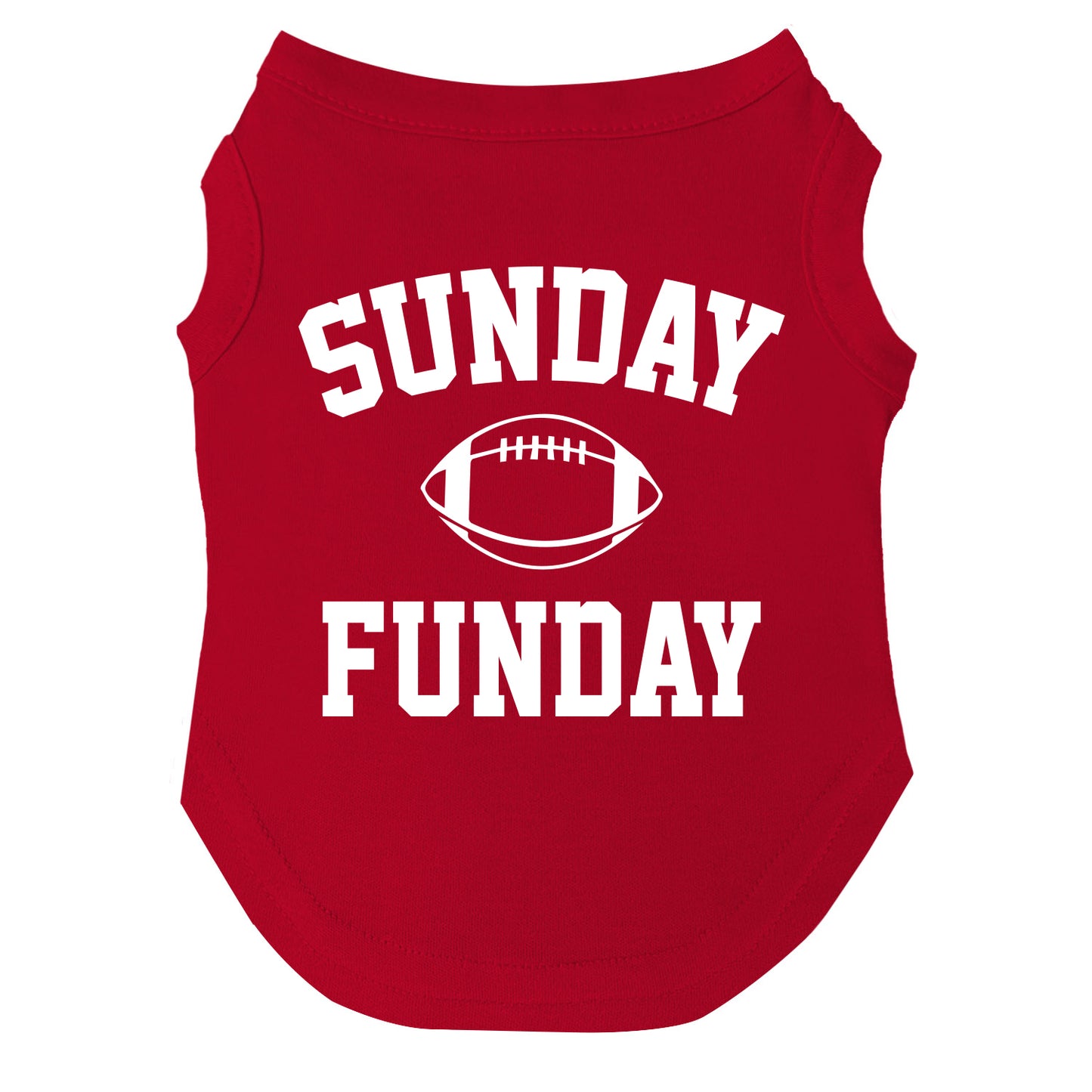 Sunday Funday Dog Tee | Soft Cotton Blend | Made in USA | Cute & Funny Pet Outfit
