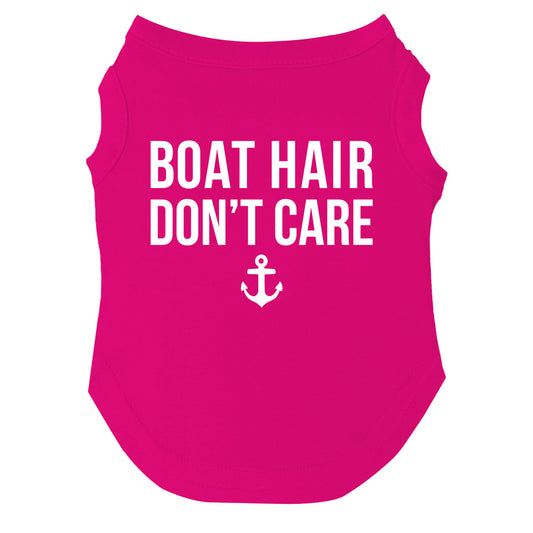 Boat Hair Don't Care Dog Tee