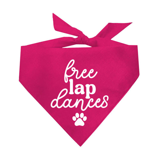 Free Lap Dances Triangle Dog Bandana