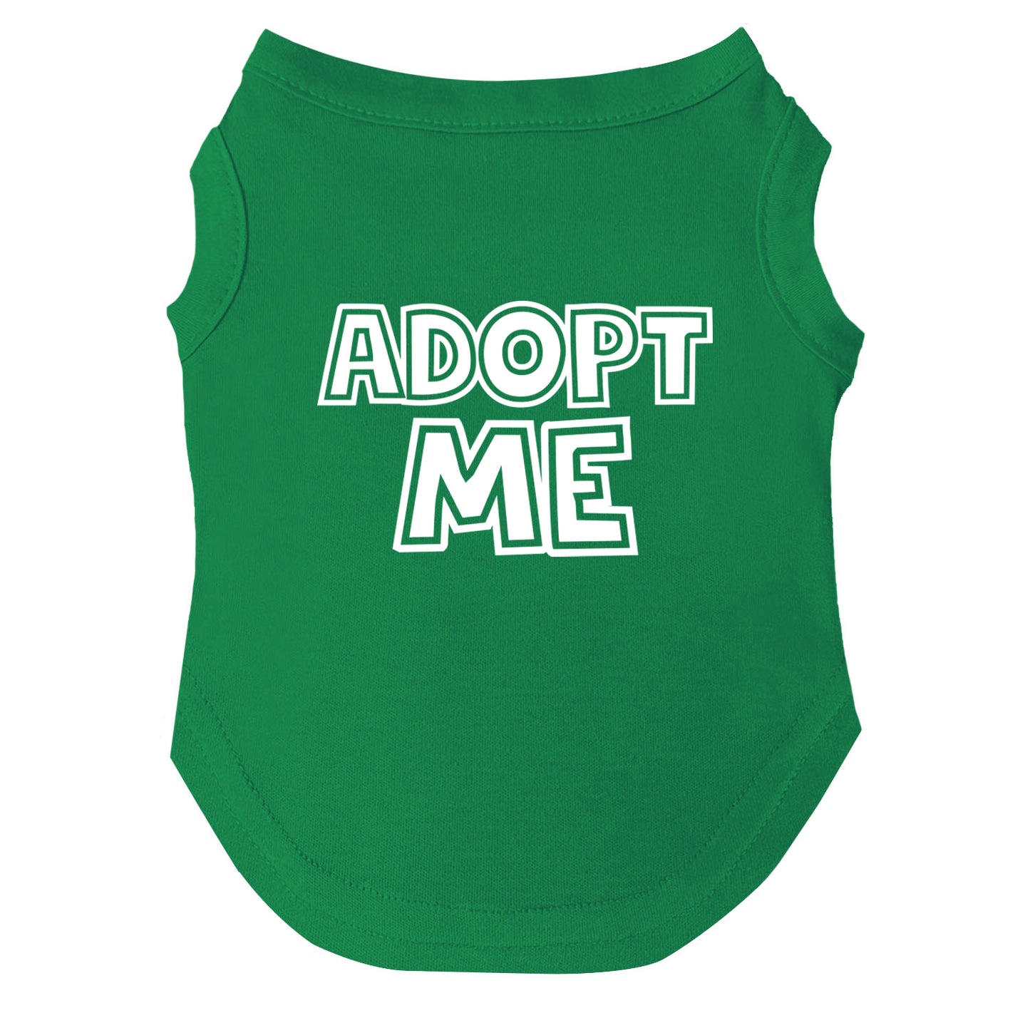 Adopt Me Dog Tee | Soft Cotton Blend | Made in USA | Rescue & Adoption Pet Outfit | Cute Pup Apparel
