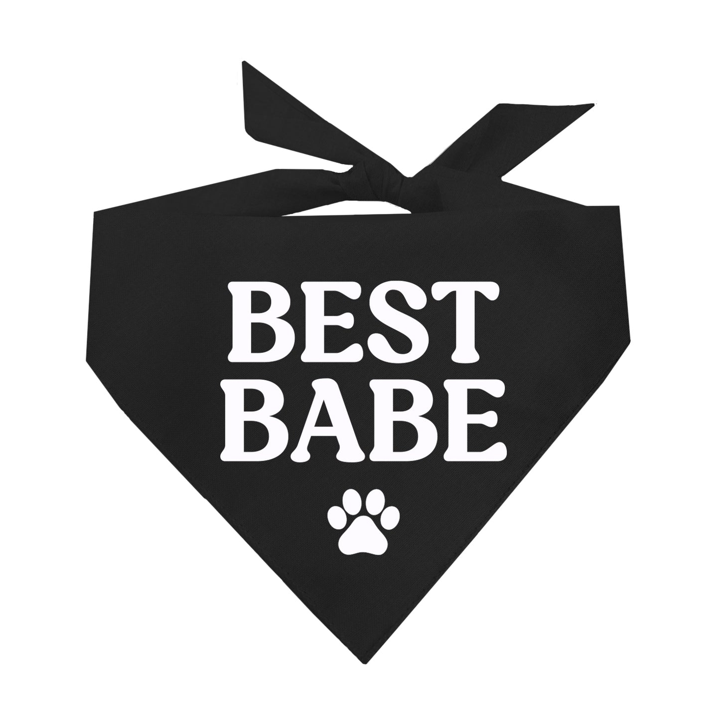 Best Babe Triangle Dog Bandana