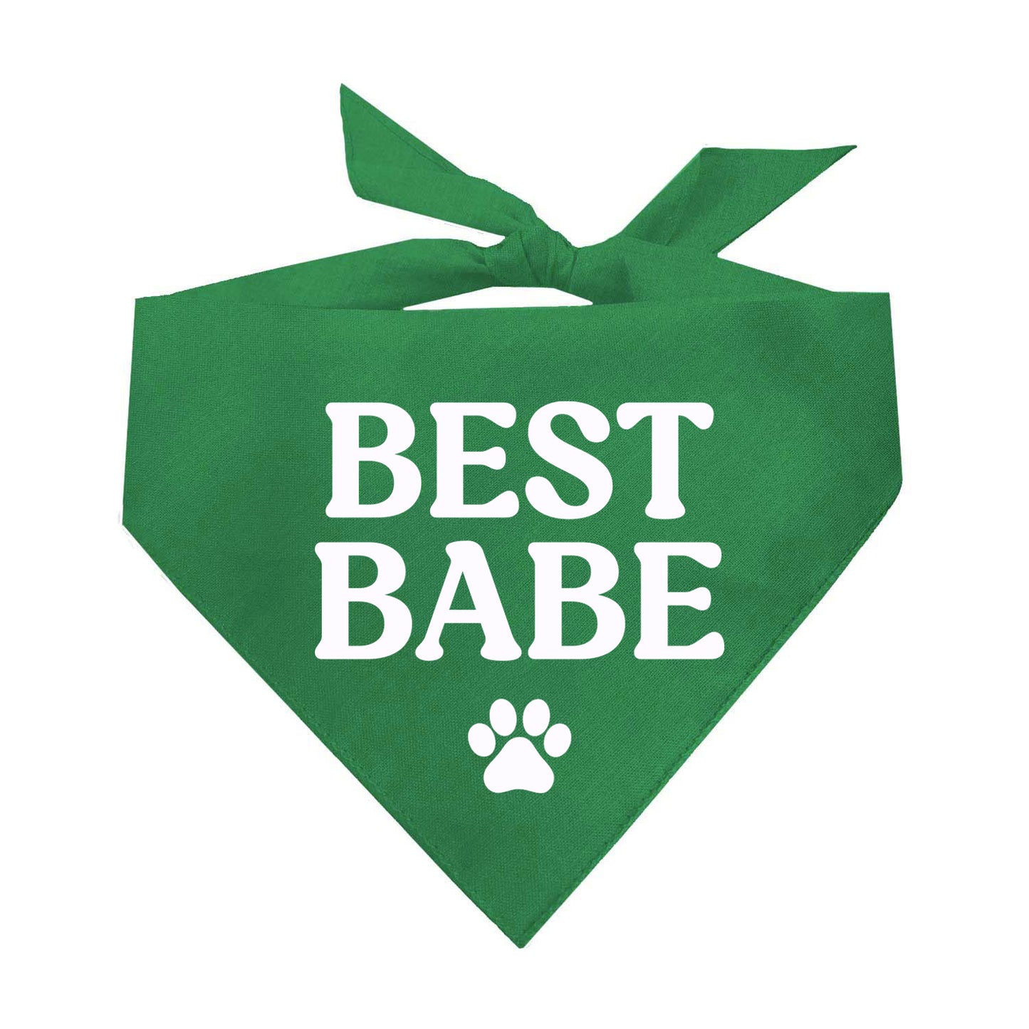 Best Babe Triangle Dog Bandana