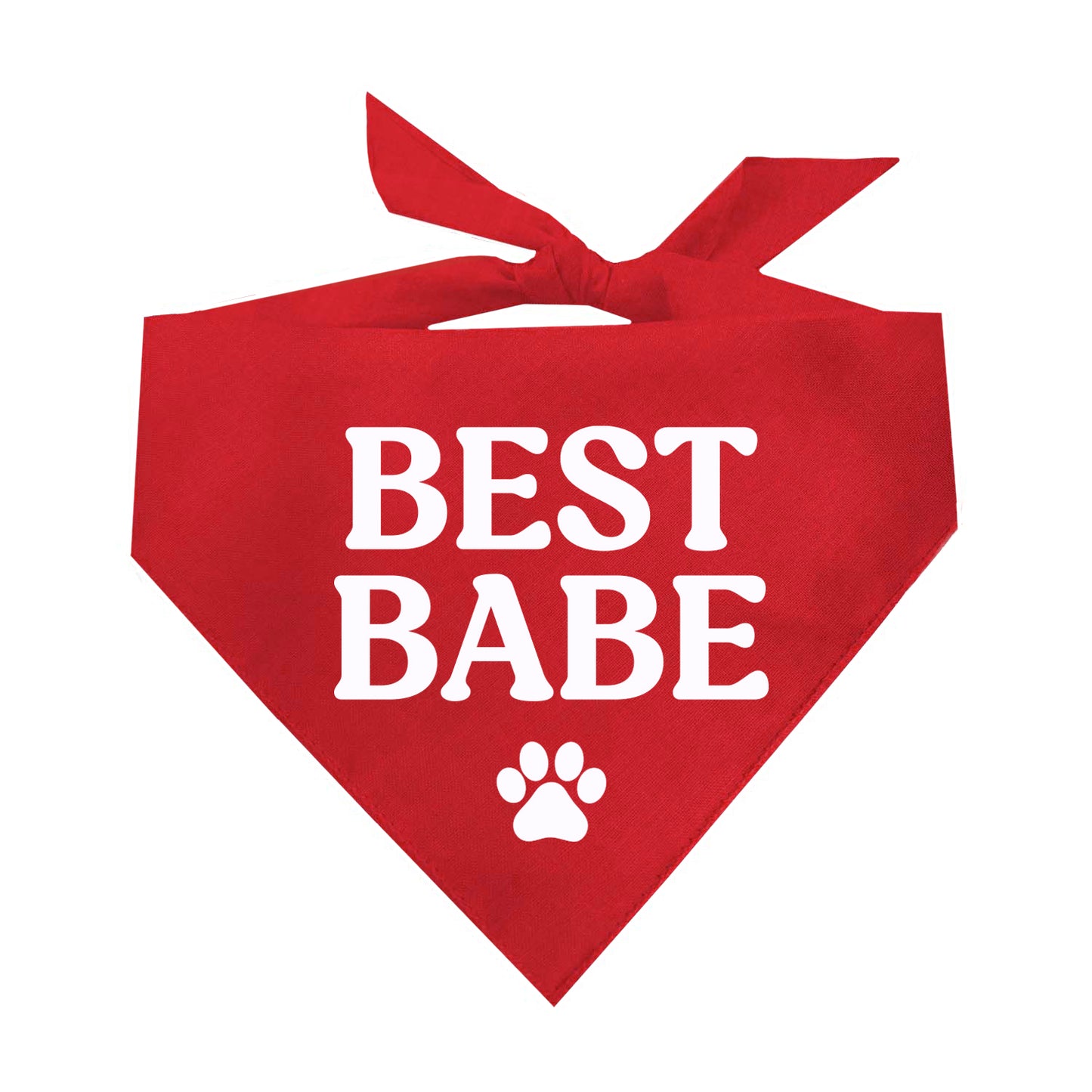 Best Babe Triangle Dog Bandana