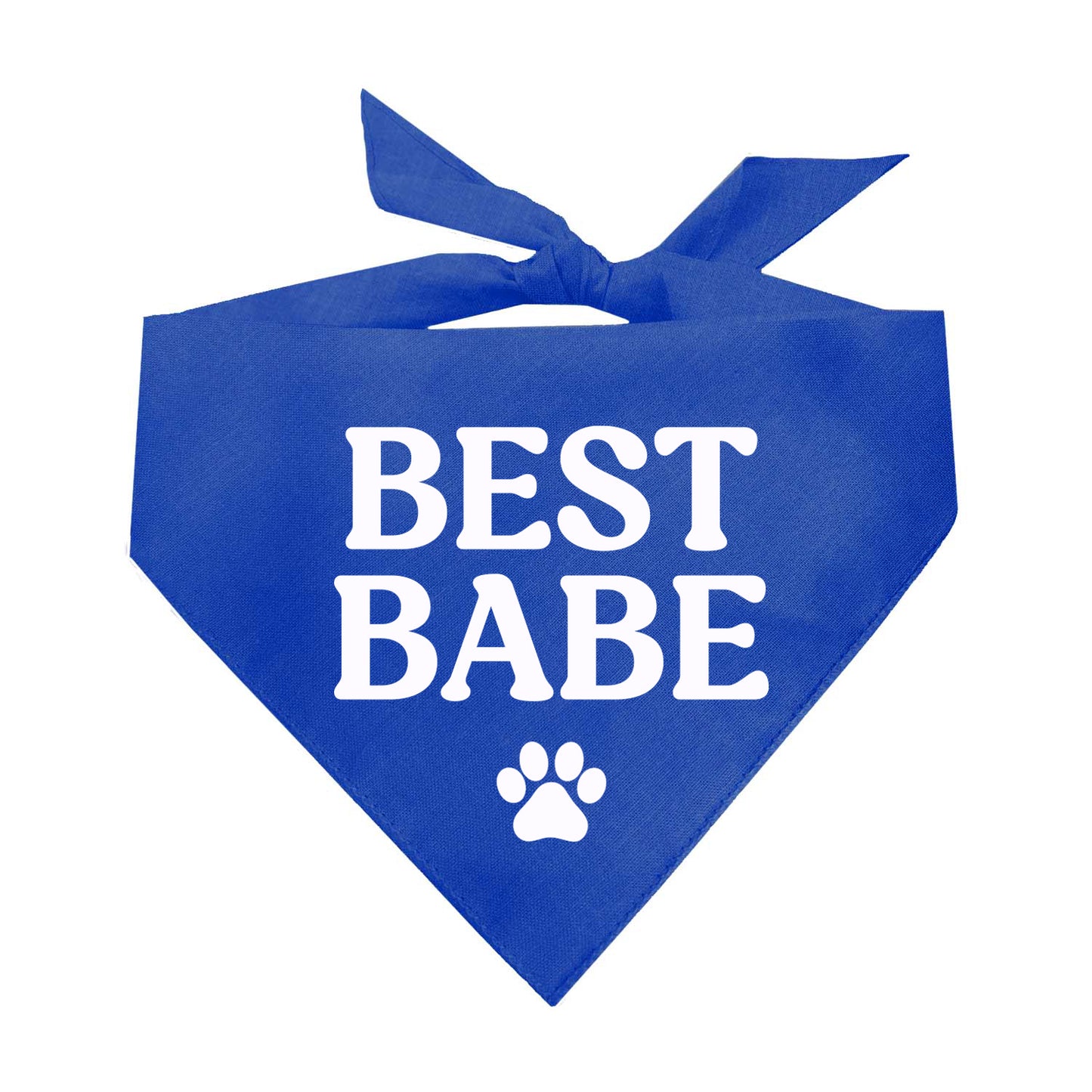 Best Babe Triangle Dog Bandana