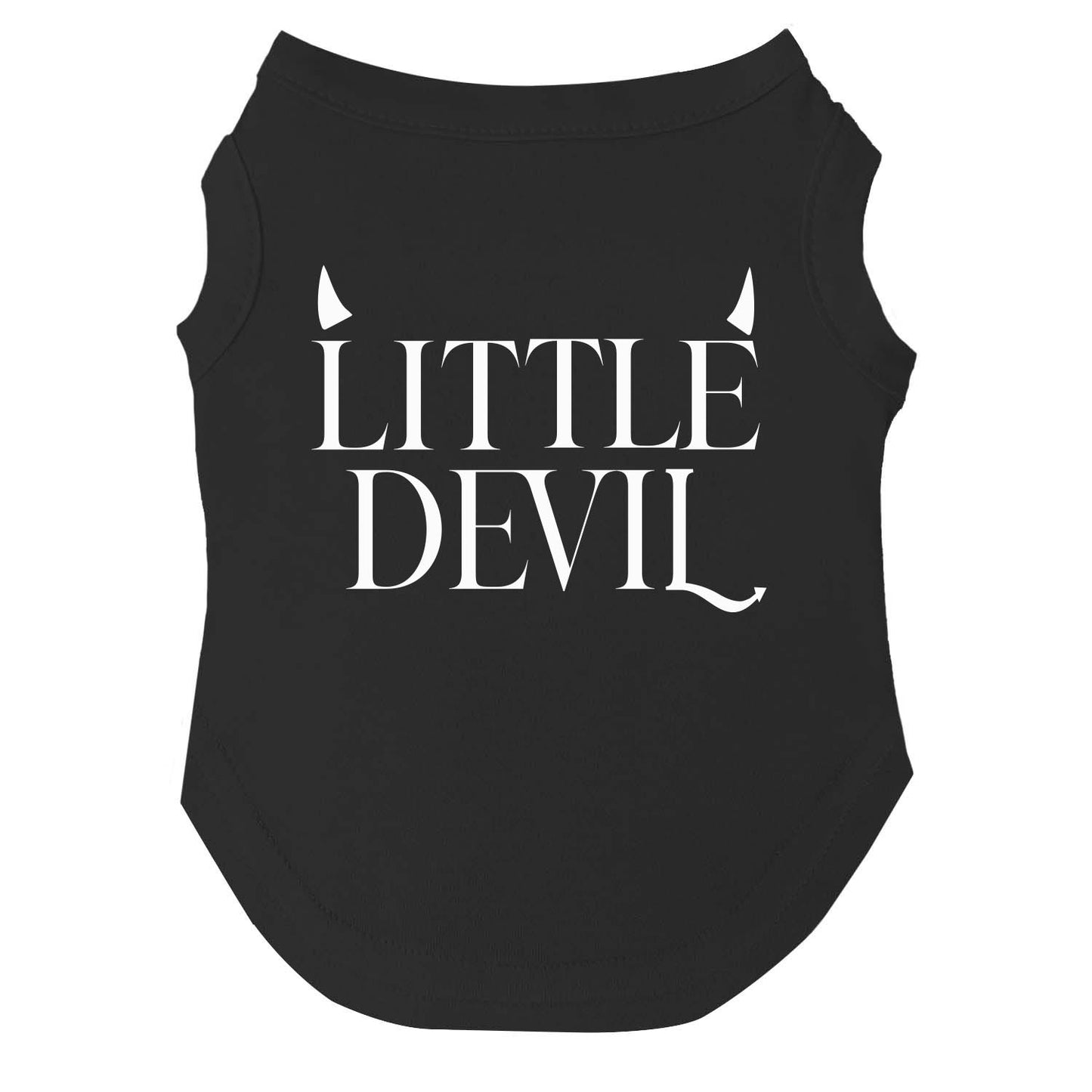 Little Devil Dog Tee | Soft Cotton Blend | Made in USA | Funny Pet Outfit | Playful Pup Apparel