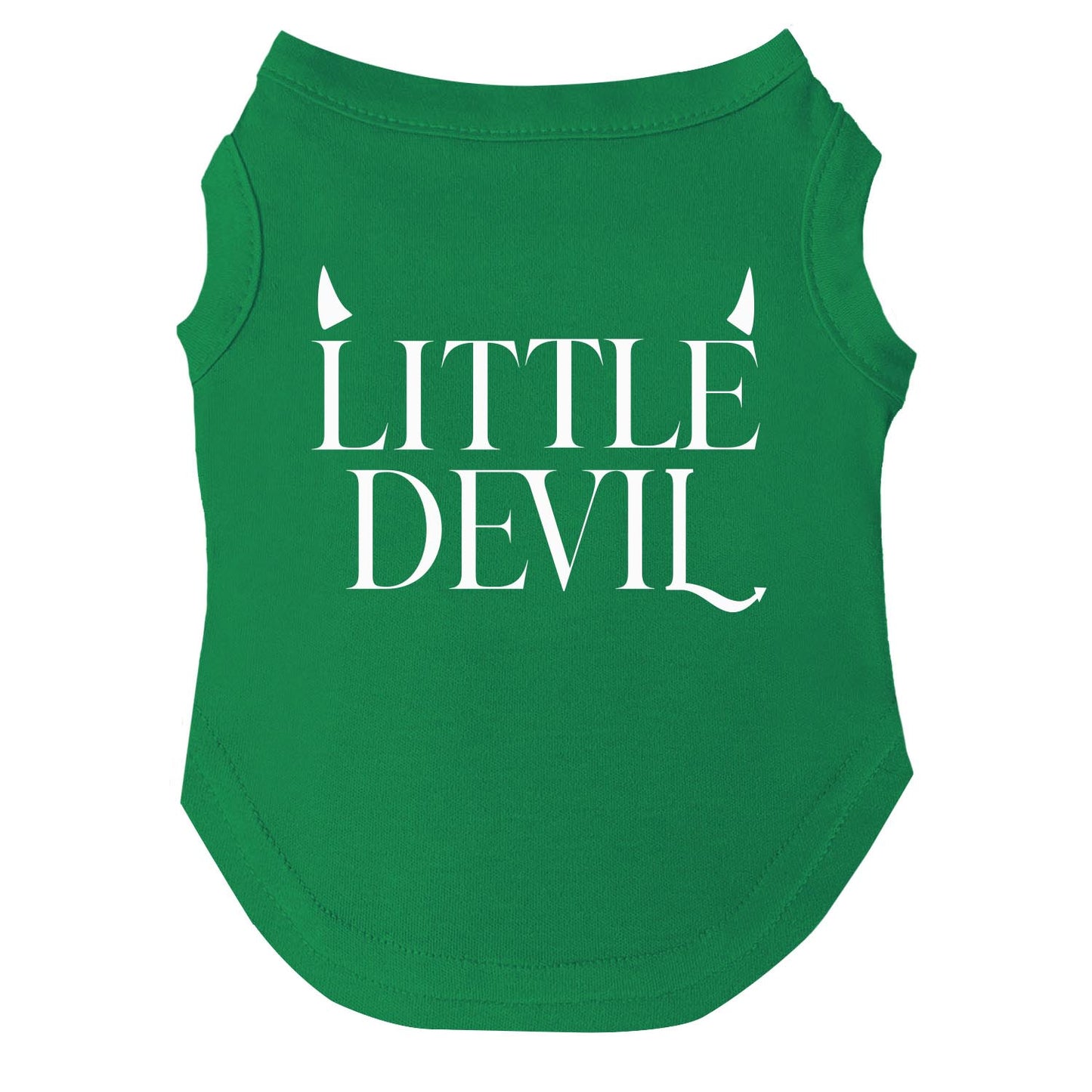 Little Devil Dog Tee | Soft Cotton Blend | Made in USA | Funny Pet Outfit | Playful Pup Apparel