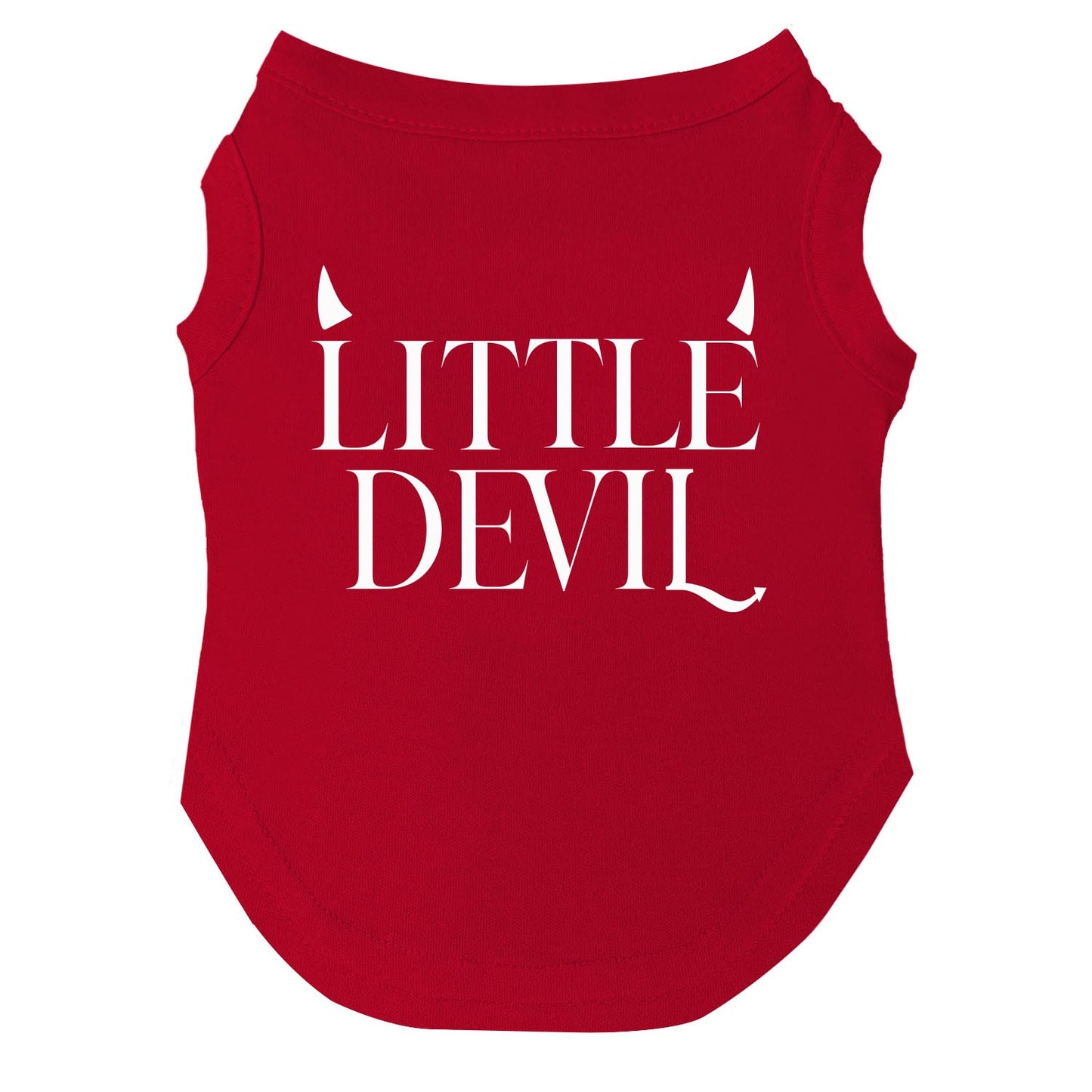 Little Devil Dog Tee | Soft Cotton Blend | Made in USA | Funny Pet Outfit | Playful Pup Apparel