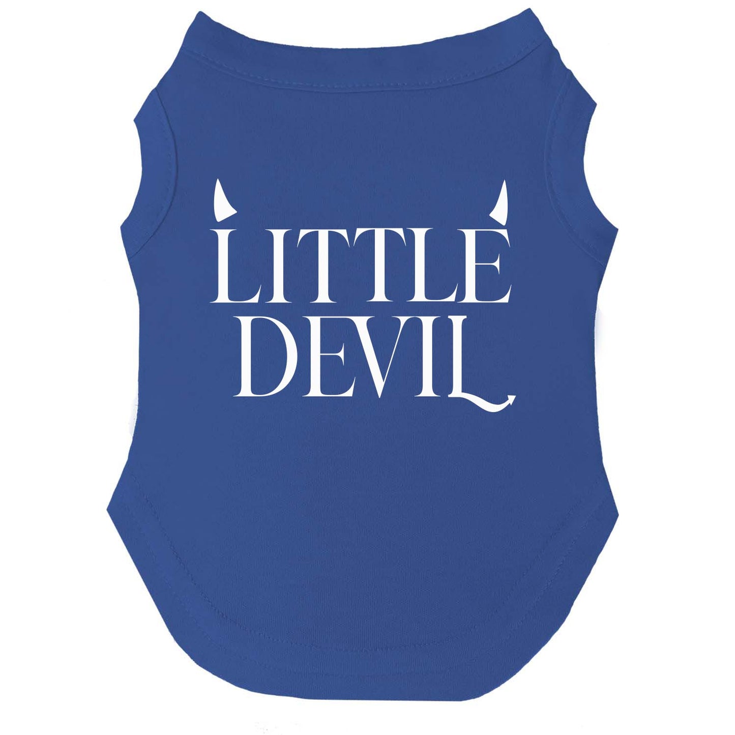 Little Devil Dog Tee | Soft Cotton Blend | Made in USA | Funny Pet Outfit | Playful Pup Apparel