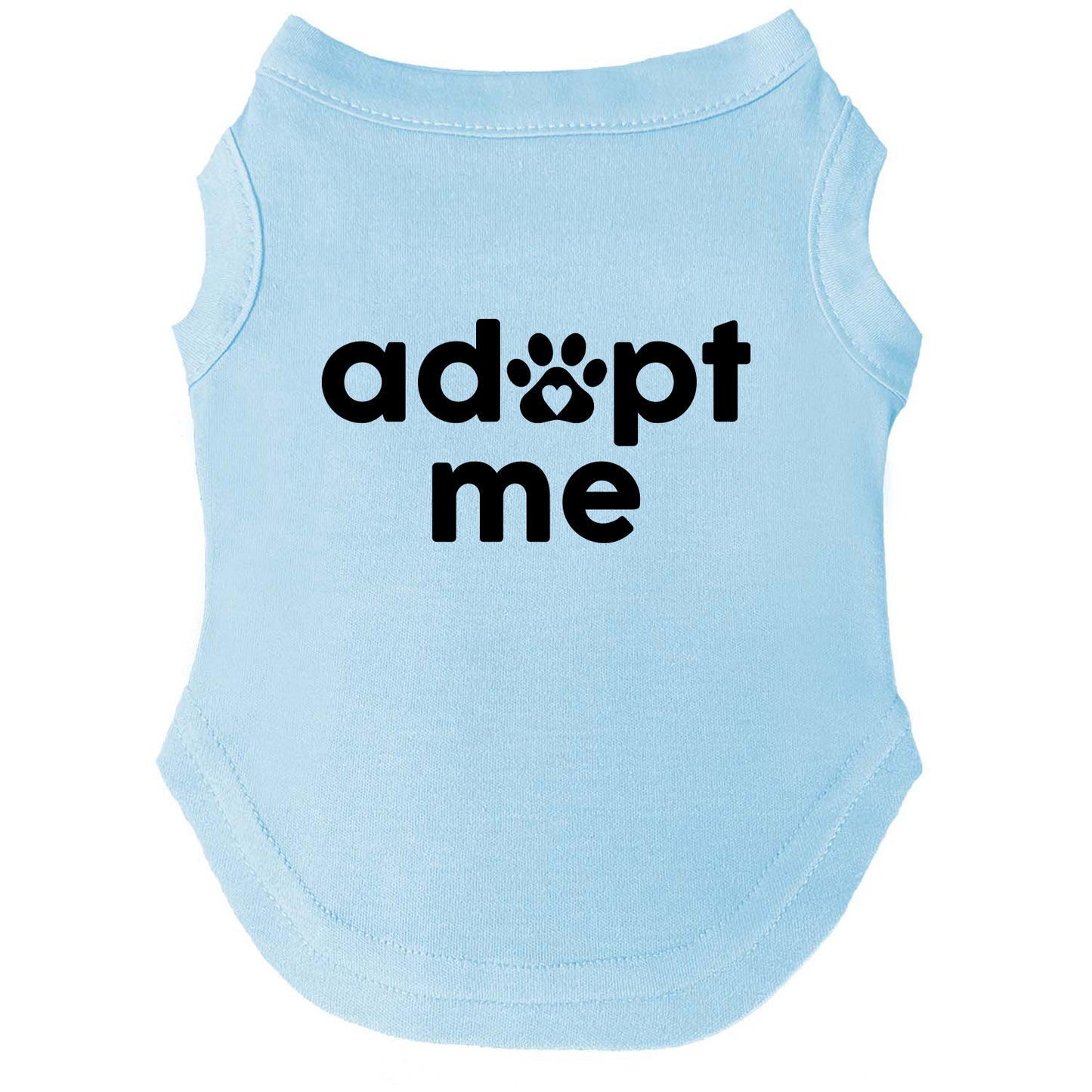 Adopt Me – Dog Tee | Bold Black Font | Shelter & Foster Pup Shirt | Soft & Washable